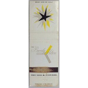 Matchbook Cover The Beverly Hilton Beverly Hills California CA